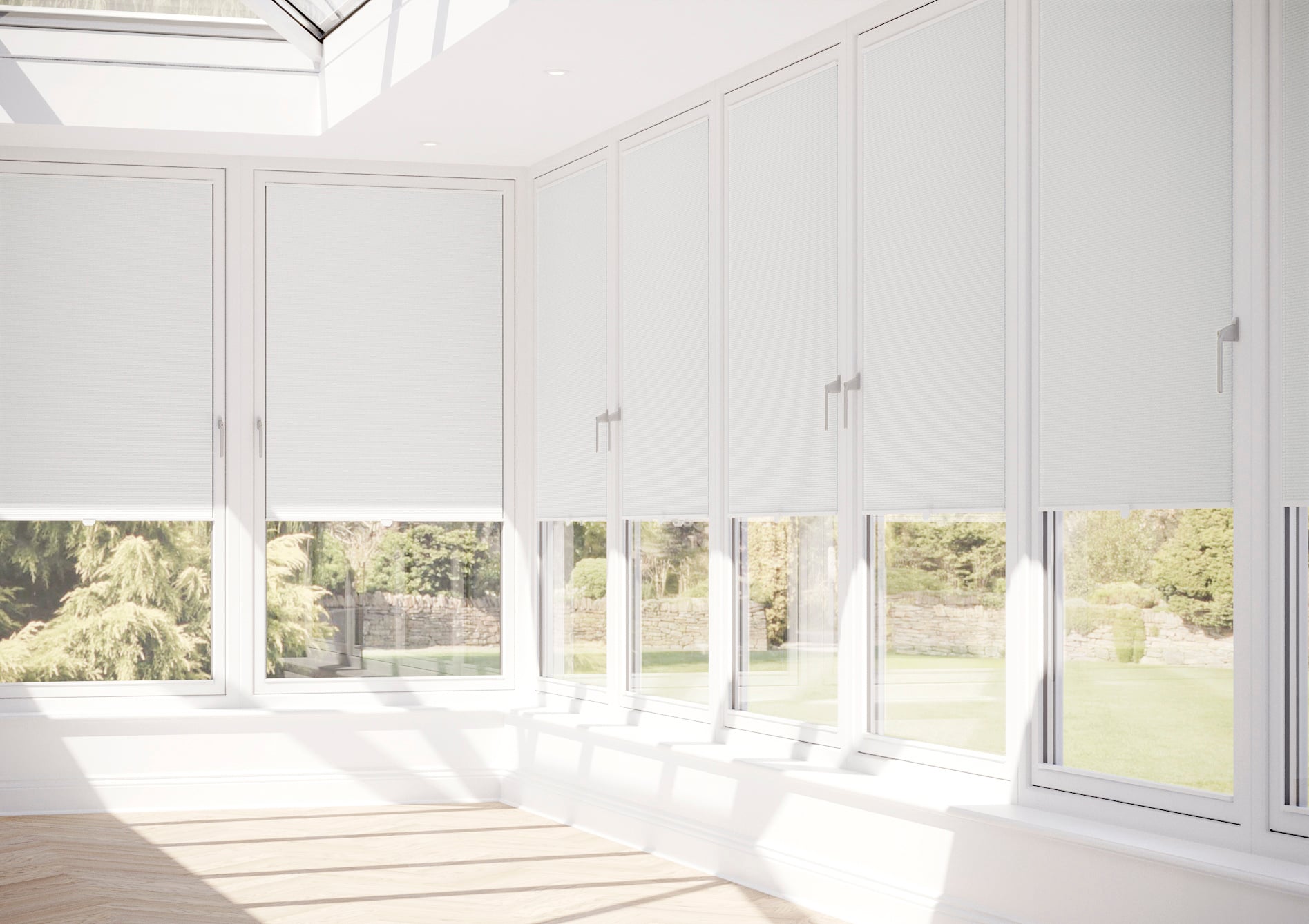 Halo, Snow White - Stick Fit Slim Honeycomb Blind - Image 10